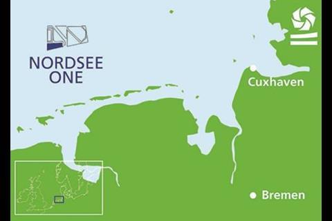 The Nordsee One wind farm has a total area of 41.3 km² and is situated approximately 40km north of the island of Juist